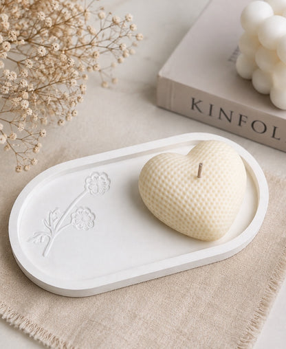 Tavă decorativă cu flori